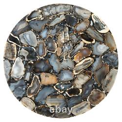 16x16 Wild Agate Coffee Bar Table Top, Counter Top Handmade Living Room Decor