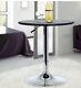 25 Round Indoor Home Pub Bar Table Adjustable Bistro Counter Round Swivel Top