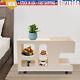 3-tier Mobile Trolley Sofa Side Table With Wheels Rolling Cart Storage Organizer