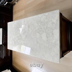 60x30 White Quartz Center Sofa Dining Table Gemstone Entryway Furniture Bar De