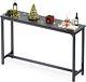 63 Bar Table Bar Height Pub Table Counter Table Kitchen & Dining Table Balck