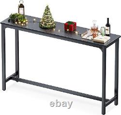 63 Bar Table Bar Height Pub Table Counter Table Kitchen & Dining Table BALCK