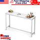 63 Inch Bar Table Counter Rectangular Kitchen Dining Sturdy Legs Indoor Sturdy