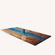 Acacia Wood Bar Table Restaurant Center Resin Dine Table Furniture Hallway Decor