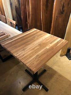 Bar table from reclaimed teakwood with leg size 30 x 30