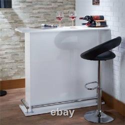 Bowery Hill Bar Table in White