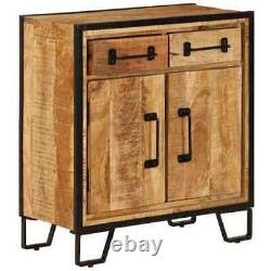 Cabinet Bar Buffet Cabinet Console Table with Drawers Solid Wood Mango vidaXL vi