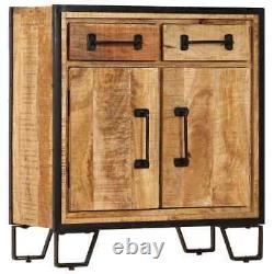 Cabinet Bar Buffet Cabinet Console Table with Drawers Solid Wood Mango vidaXL vi