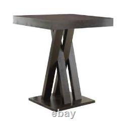 Coaster Home Furnishings Bar Table With Frame 42 H Square Cappuccino (2-Seat)