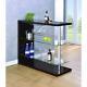 Coaster Home Furnishings Coaster Bar Table With Two Glass Shelves In Gloss Cappu