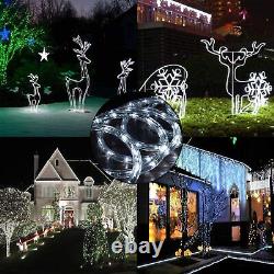 Cool White Thick LED Rope Light Accent Indoor Outdoor 10/20/25/50/100/150FT/300F