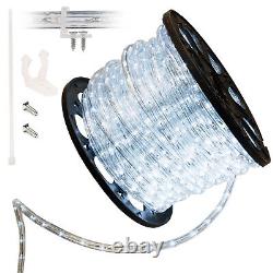 Cool White Thick LED Rope Light Accent Indoor Outdoor 10/20/25/50/100/150FT/300F