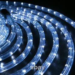 Cool White Thick LED Rope Light Accent Indoor Outdoor 10/20/25/50/100/150FT/300F