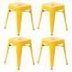 Flash Furniture Kai Industrial Iron Table Height Stackable Restaurant Stool