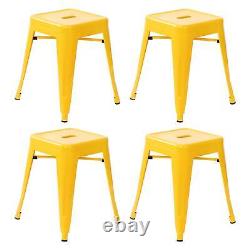 Flash Furniture Kai Industrial Iron Table Height Stackable Restaurant Stool