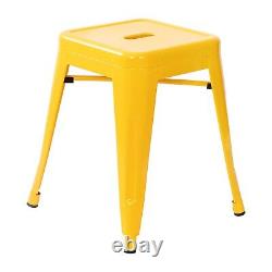 Flash Furniture Kai Industrial Iron Table Height Stackable Restaurant Stool