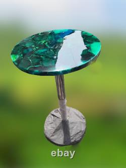 Green Agate Table, Agate Bar Table Top, Natural Agate Table, Agate Dining Table