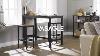 Industrial Style Bar Table With Stools Kitchen Furniture Home Improvement Vasagle Ulbt15x