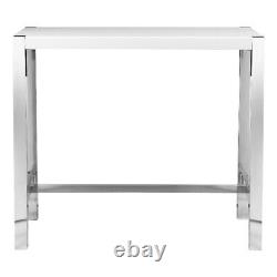 Moe's Home Collection Riva Wood Bar Table White Color