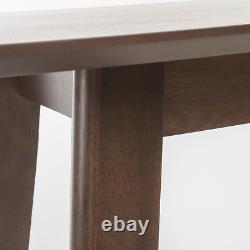 Moria Wood Bar Table, Natural Walnut Finish, 17.72 in X 47.24 in X 42.01 In