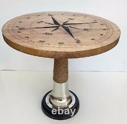 Nautical Compass 24 Wooden Table Coffee Table Garden Table Bar Table Home Decor