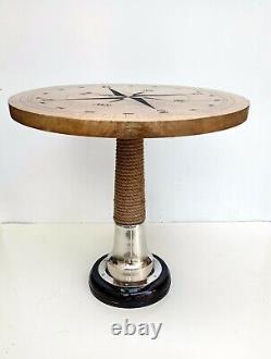 Nautical Compass 24 Wooden Table Coffee Table Garden Table Bar Table Home Decor