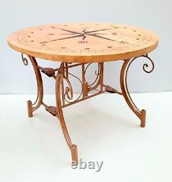 Nautical Compass Coffee Table Wooden Table Coffee Table Garden Table Bar Table