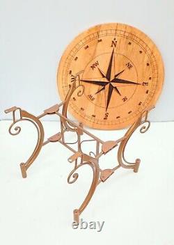 Nautical Compass Coffee Table Wooden Table Coffee Table Garden Table Bar Table