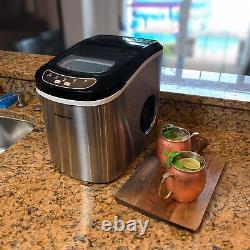 Portable Countertop Ice Maker, Small Ice Maker for Kitchen or Home Bar, Table