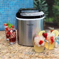 Portable Countertop Ice Maker, Small Ice Maker for Kitchen or Home Bar, Table