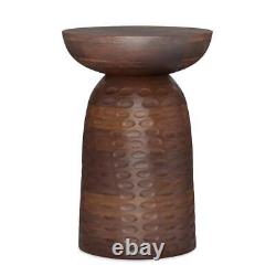 Simpli Home Wooden Accent Table 12.6 Living Room Furniture Warm Dark Brown