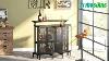 Tribesigns Home Bar Unit 4 Tier Liquor Bar Table With Storage And Footrest C0639