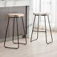 U-leg Counter Height Bar Stools, Solid Wood Bar Stools, Bar Stools Set 2/4/6