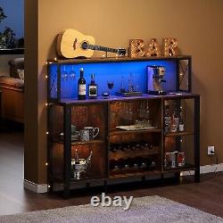 WASAGUN Bar Cabinet, Wine Bar Cabinets, Home Corner Bar Cabinet, Wine Bar Cab
