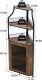 Wine Storage Home Bar Furniture With Anti-tipping Device Corner Wine Cabinets Us