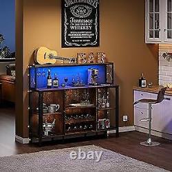 Cabinet de bar, cabinet de bar à vin, cabinet de bar d'angle à la maison, bar à vin humide.