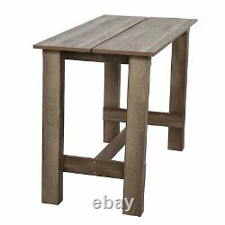 Table de bar de ferme Table de cuisine en bois Table de salle à manger Café Table de pub Table de salon marron